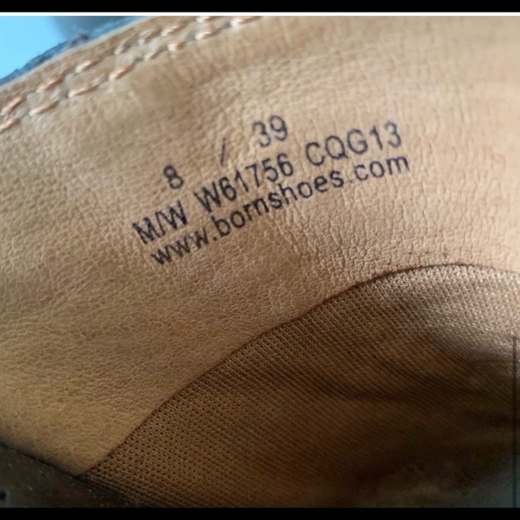 Born leather slip in wedge mules - Picture 4 of 8